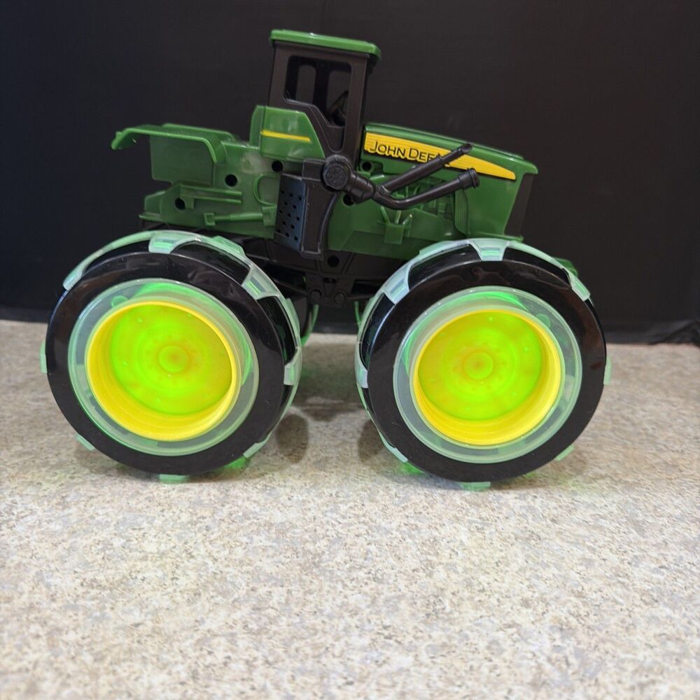 John Deer Tractor-Motion Activated Light Up Monster Truck Toy-Ages 3 and Up
